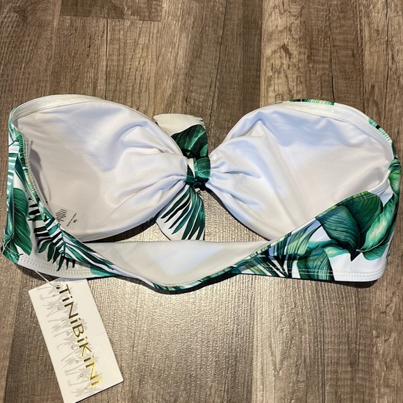 NWT TiniBikini Tropical Bikini Top. XL - Picture 5 of 9